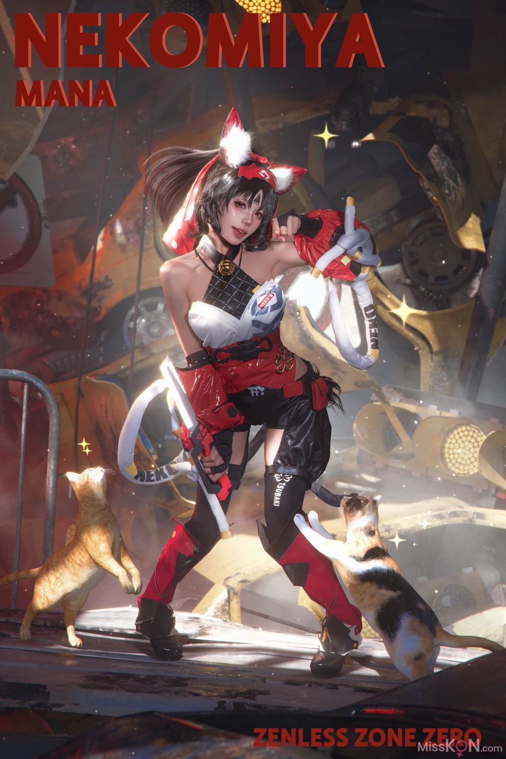 Coser@黏黏团子兔: 10月作品 绝区零 猫宫又奈 (75 photos + 1 video) – Page 8