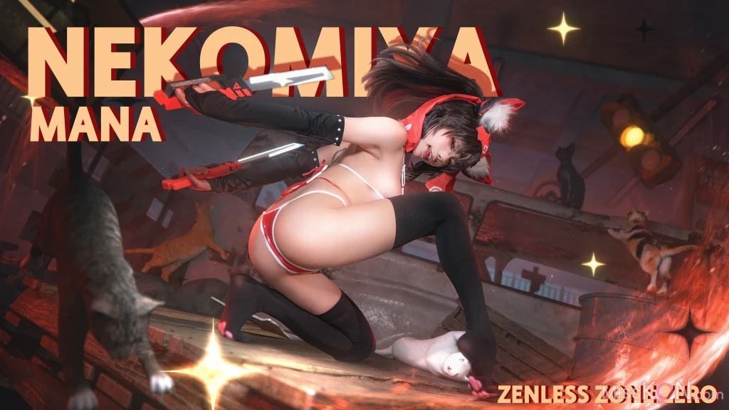 Coser@黏黏团子兔: 10月作品 绝区零 猫宫又奈 (75 photos + 1 video) – Page 8