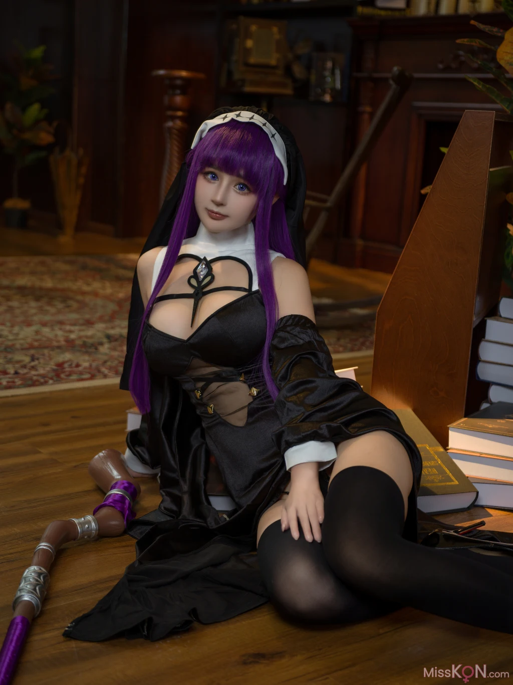 Coser@桜井宁宁: 葬送的芙莉莲 黑菲伦 (88 photos)
