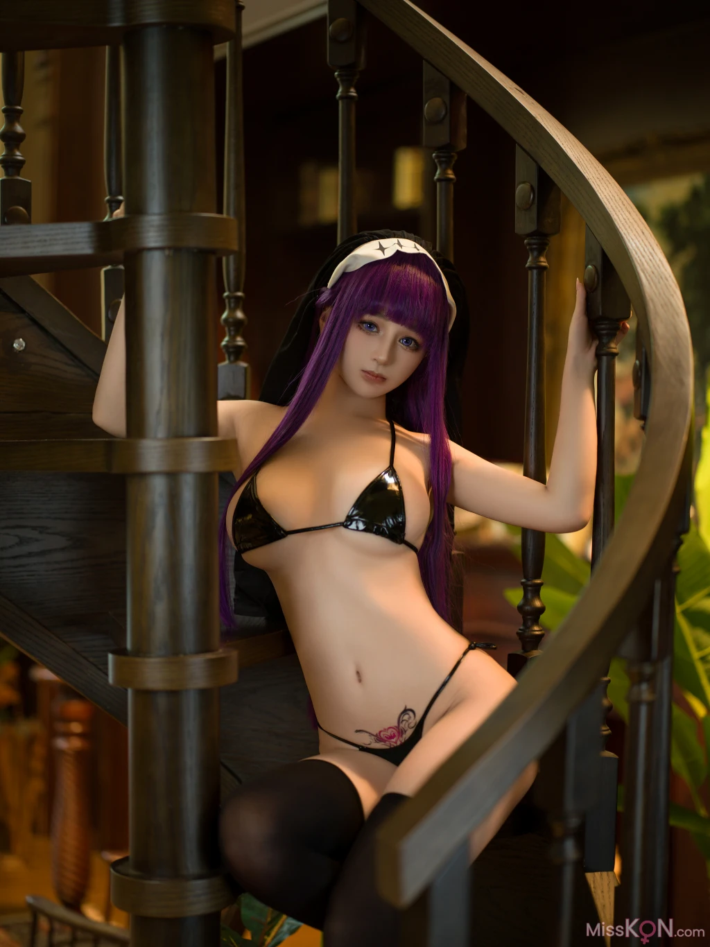 Coser@桜井宁宁: 葬送的芙莉莲 黑菲伦 (88 photos)