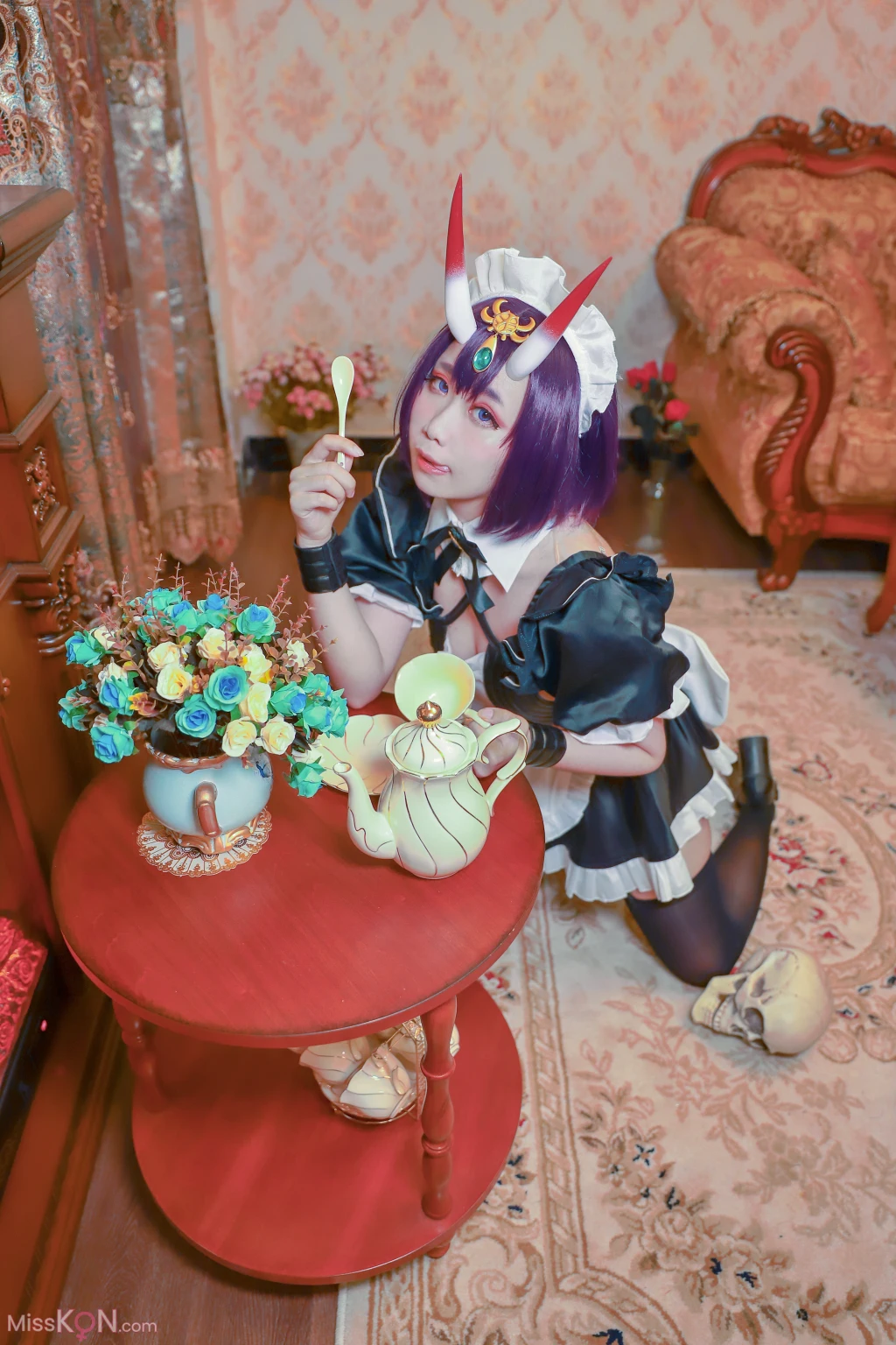 Coser@贞子蜜桃: 酒吞童子 女仆 (21 photos)