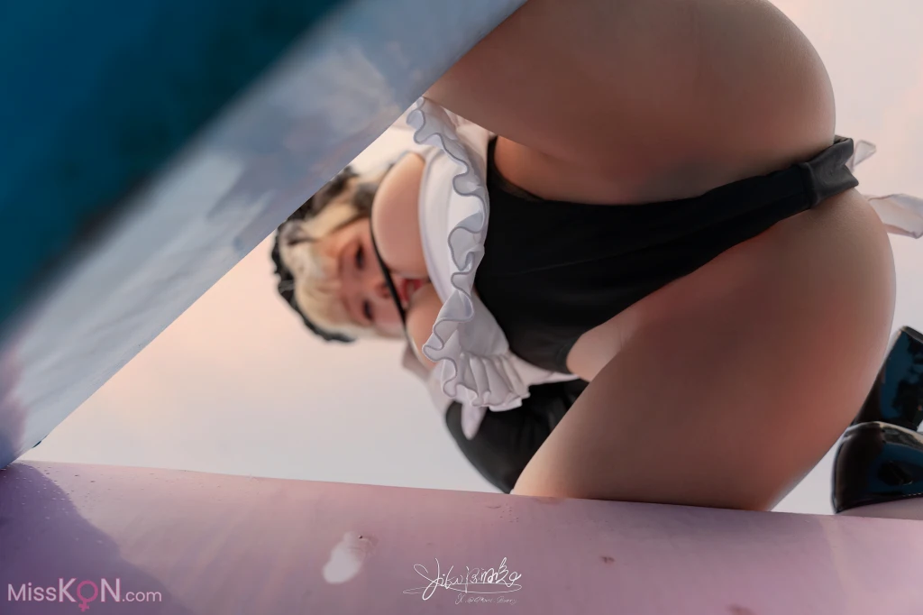 Coser@黏黏团子兔: 10月作品 战斗女仆 动感光波 (77 photos )