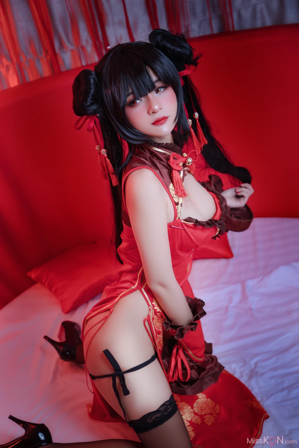 Coser@Azami: 狂三旗袍 (14 photos)