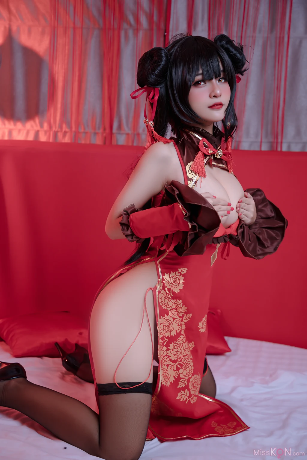 Coser@Azami: 狂三旗袍 (14 photos)