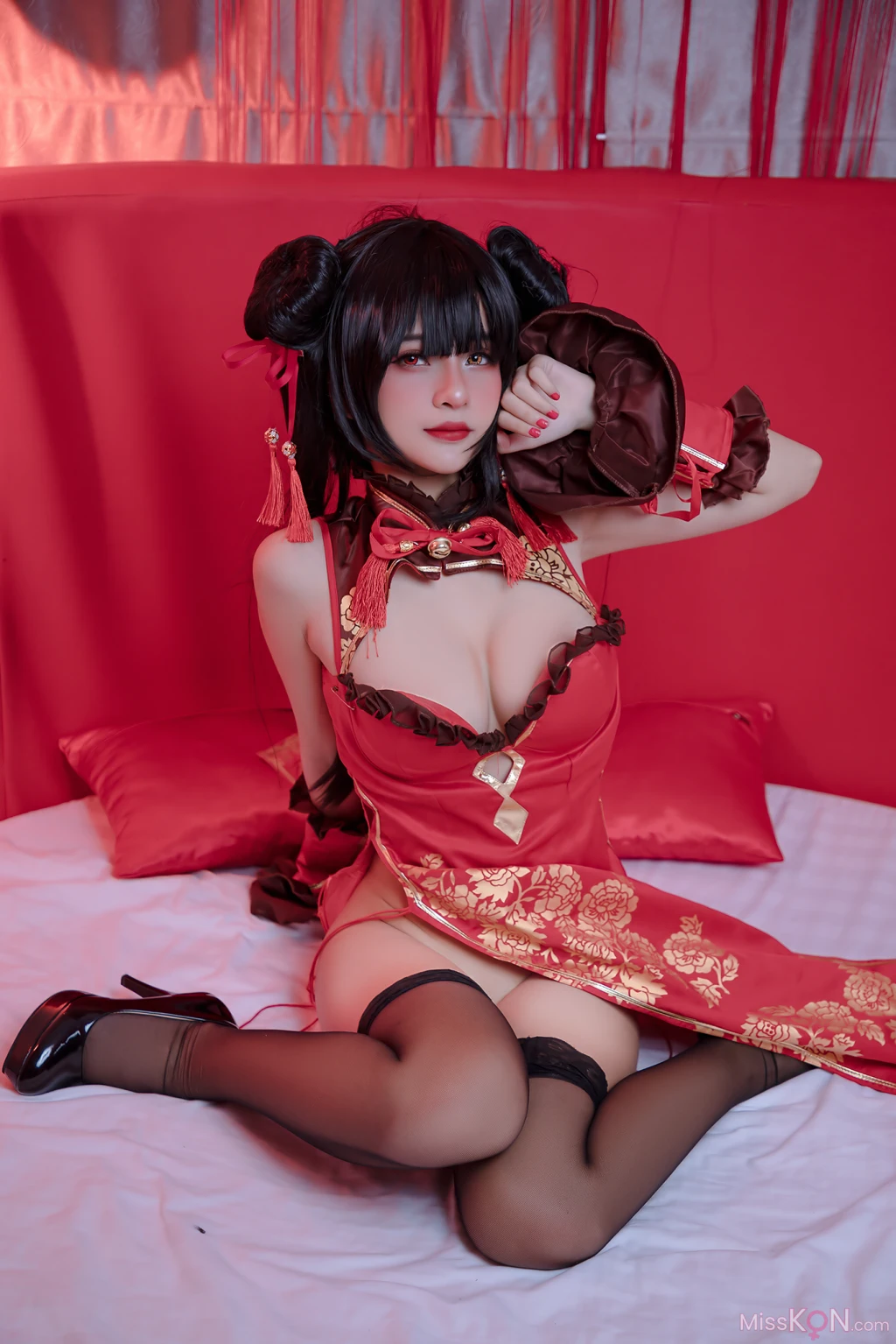 Coser@Azami: 狂三旗袍 (14 photos)
