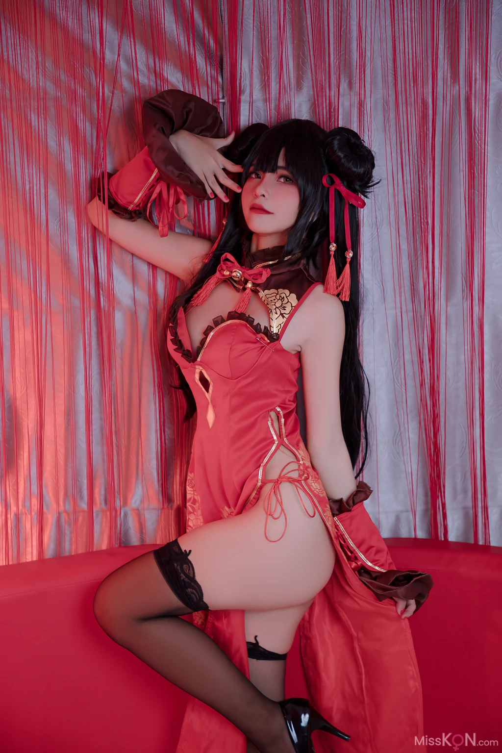 Coser@Azami: 狂三旗袍 (14 photos)