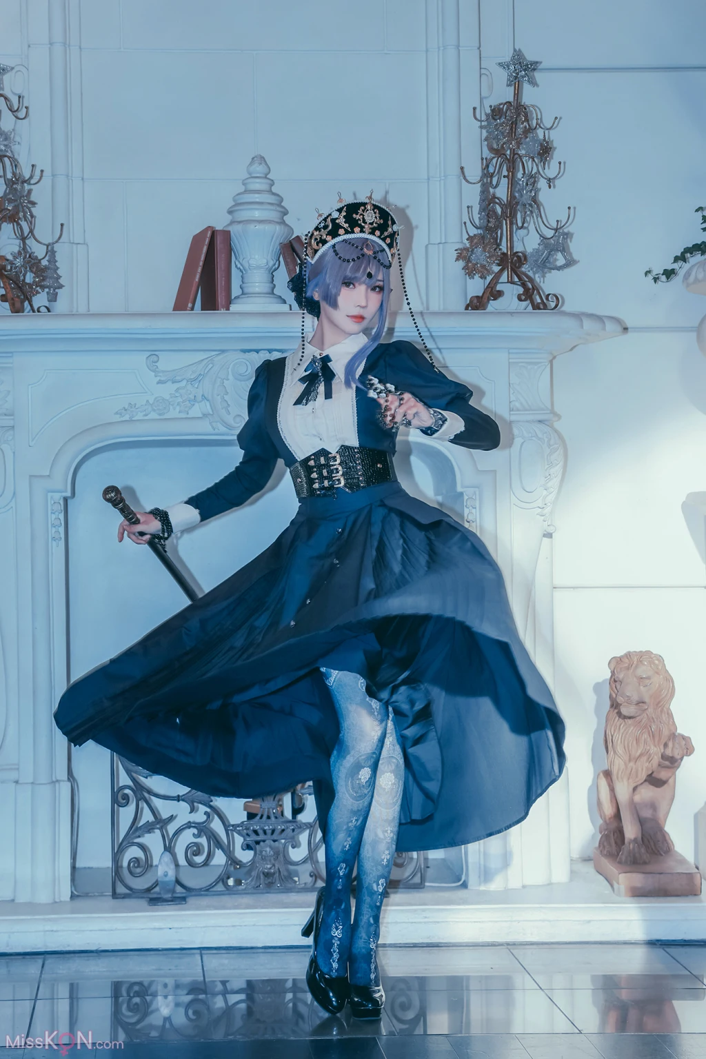 Coser@Ely_eee (ElyEE子): Exorcist Witch 驅魔魔女 (33 photos + 2 videos)