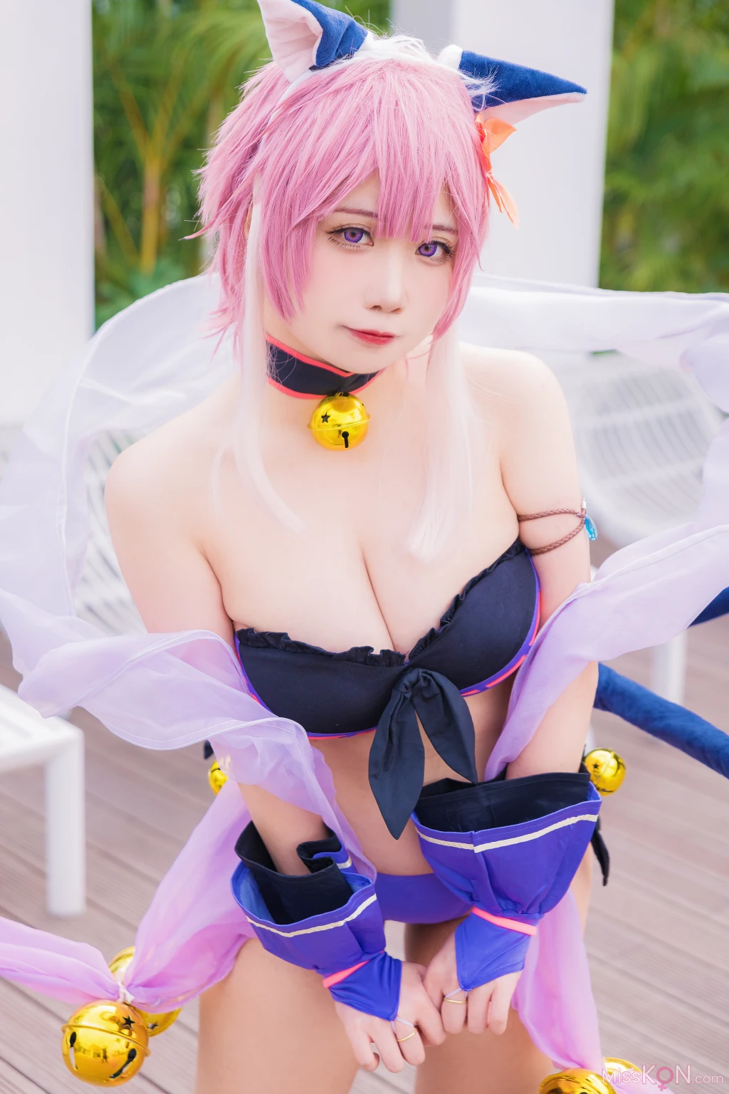 Coser@贞子蜜桃: 九月舰长 宮坂珠希泳装 (30 photos)