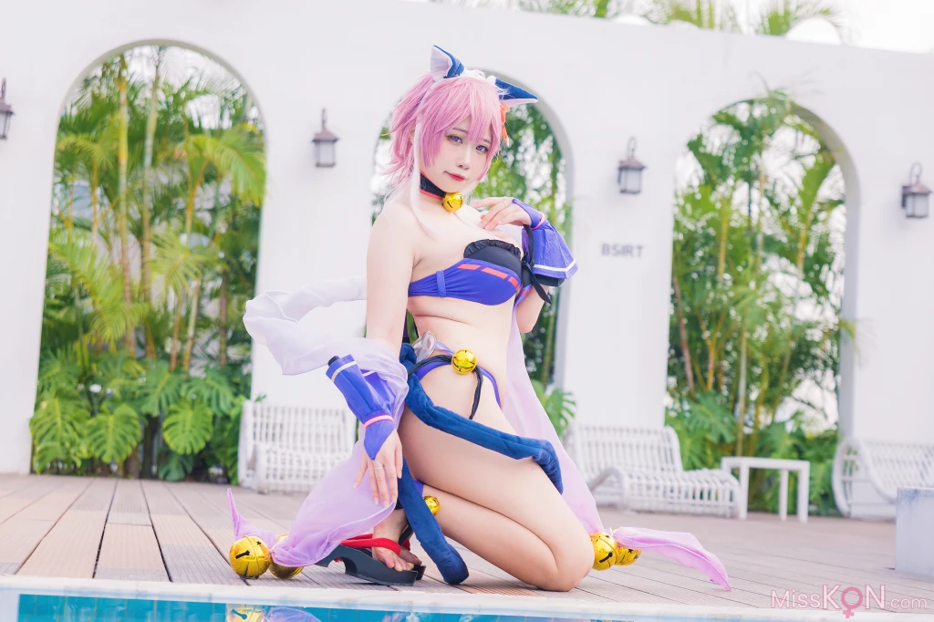 Coser@贞子蜜桃: 九月舰长 宮坂珠希泳装 (30 photos) – Page 2