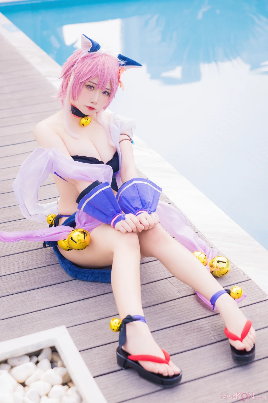 Coser@贞子蜜桃: 九月舰长 宮坂珠希泳装 (30 photos) – Page 2