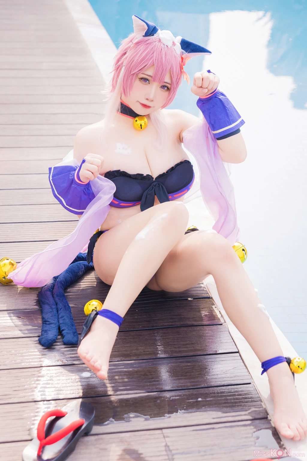 Coser@贞子蜜桃: 九月舰长 宮坂珠希泳装 (30 photos) – Page 2