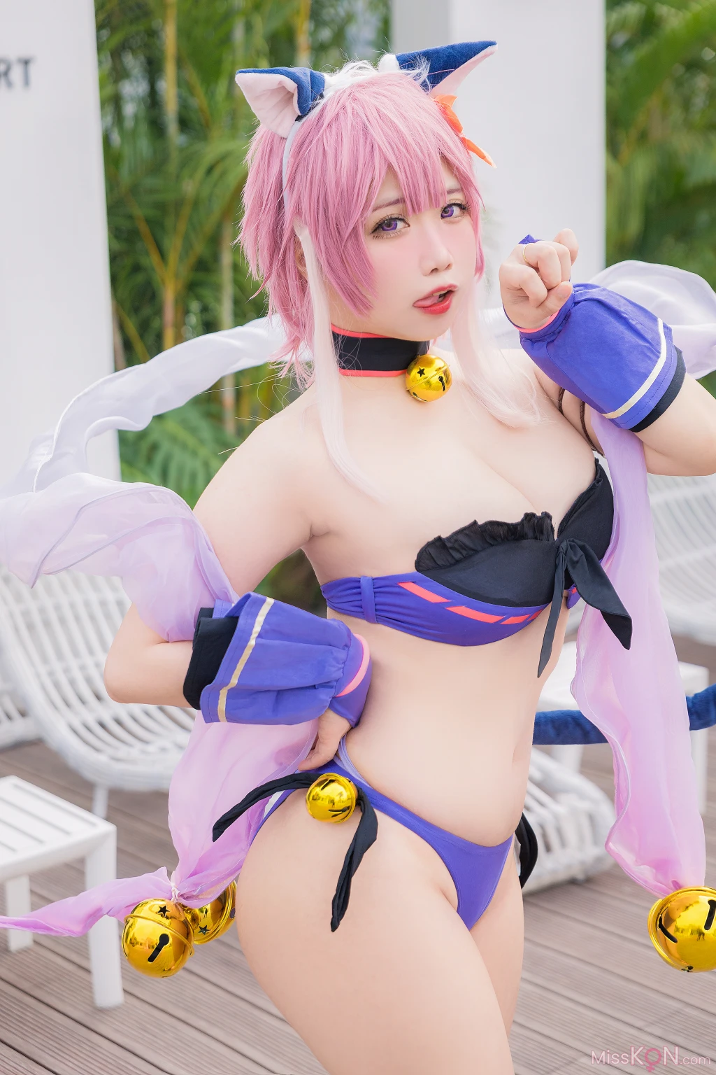 Coser@贞子蜜桃: 九月舰长 宮坂珠希泳装 (30 photos) – Page 2