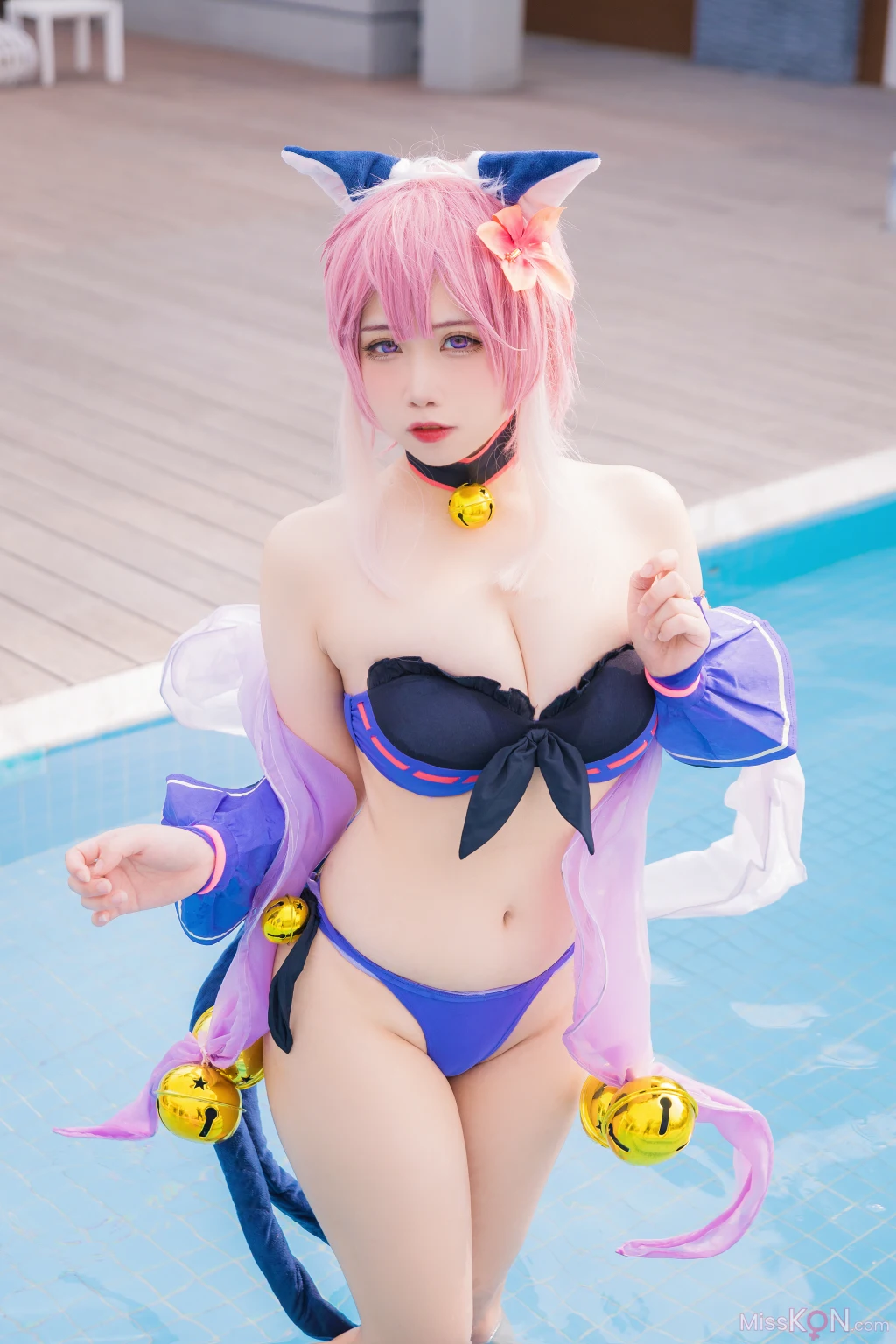 Coser@贞子蜜桃: 九月舰长 宮坂珠希泳装 (30 photos) – Page 2