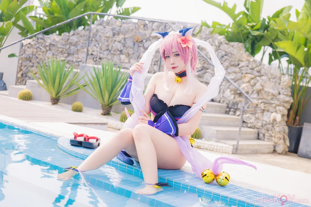 Coser@贞子蜜桃: 九月舰长 宮坂珠希泳装 (30 photos) – Page 2
