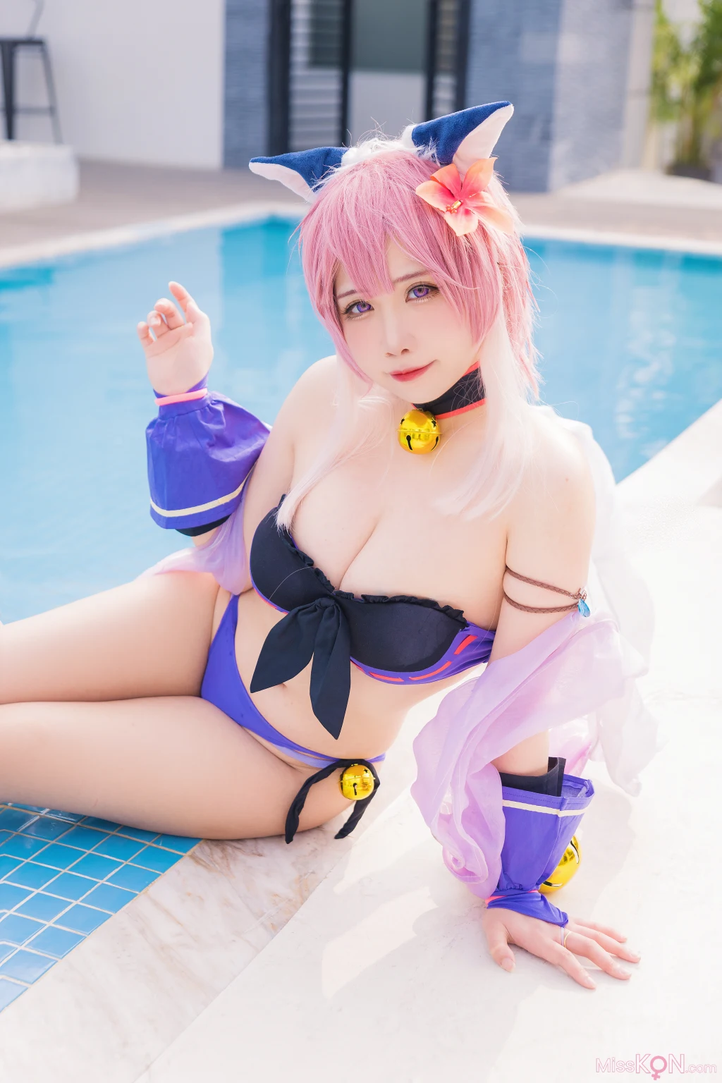 Coser@贞子蜜桃: 九月舰长 宮坂珠希泳装 (30 photos) – Page 3