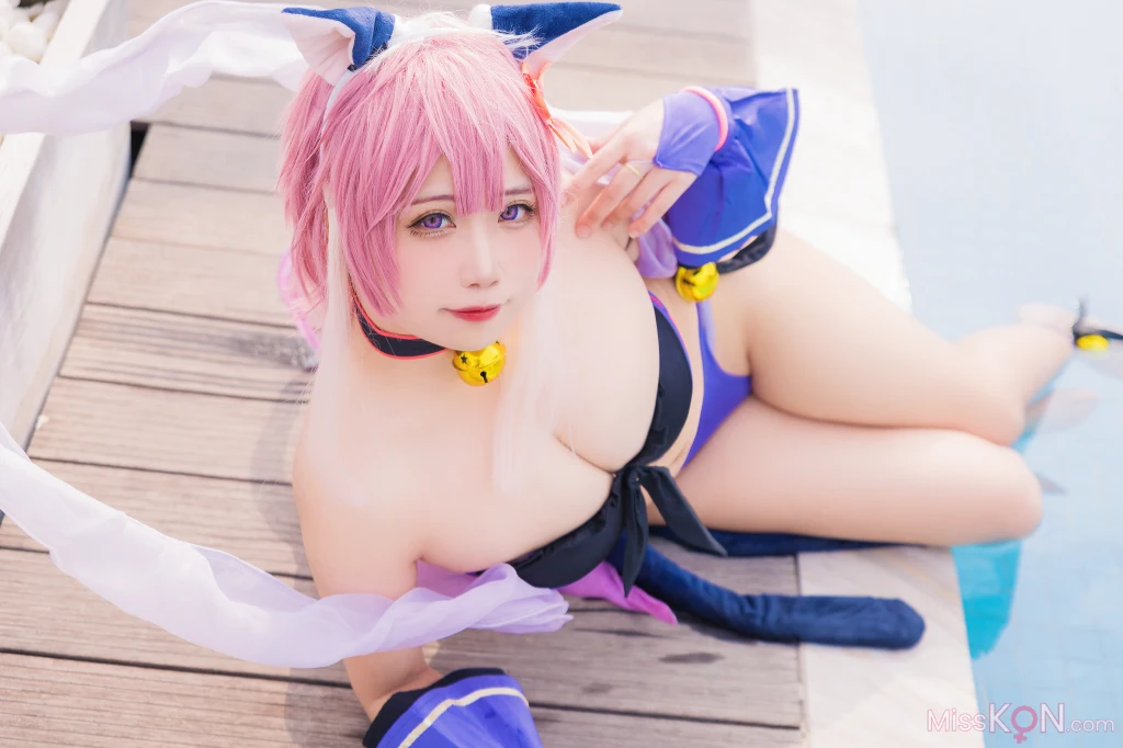 Coser@贞子蜜桃: 九月舰长 宮坂珠希泳装 (30 photos) – Page 3