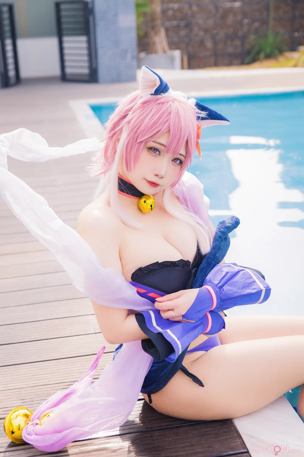 Coser@贞子蜜桃: 九月舰长 宮坂珠希泳装 (30 photos) – Page 3