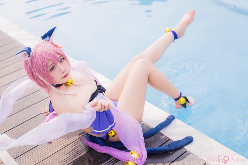 Coser@贞子蜜桃: 九月舰长 宮坂珠希泳装 (30 photos) – Page 3