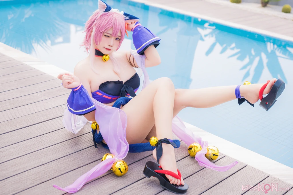 Coser@贞子蜜桃: 九月舰长 宮坂珠希泳装 (30 photos) – Page 3
