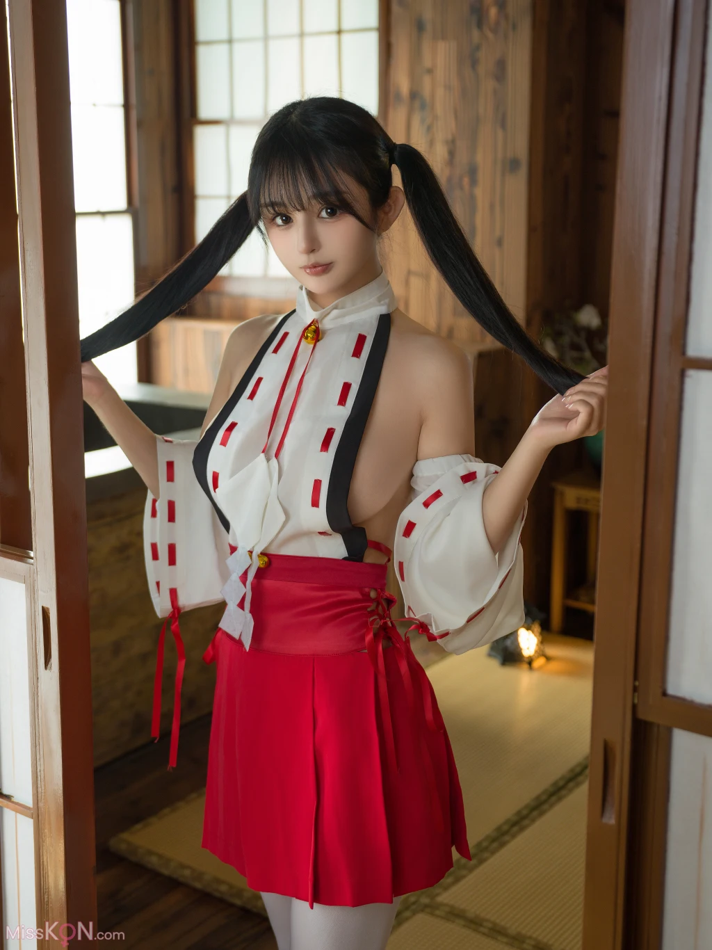 Coser@桜井宁宁: 纺愿缘结 (69 photos )