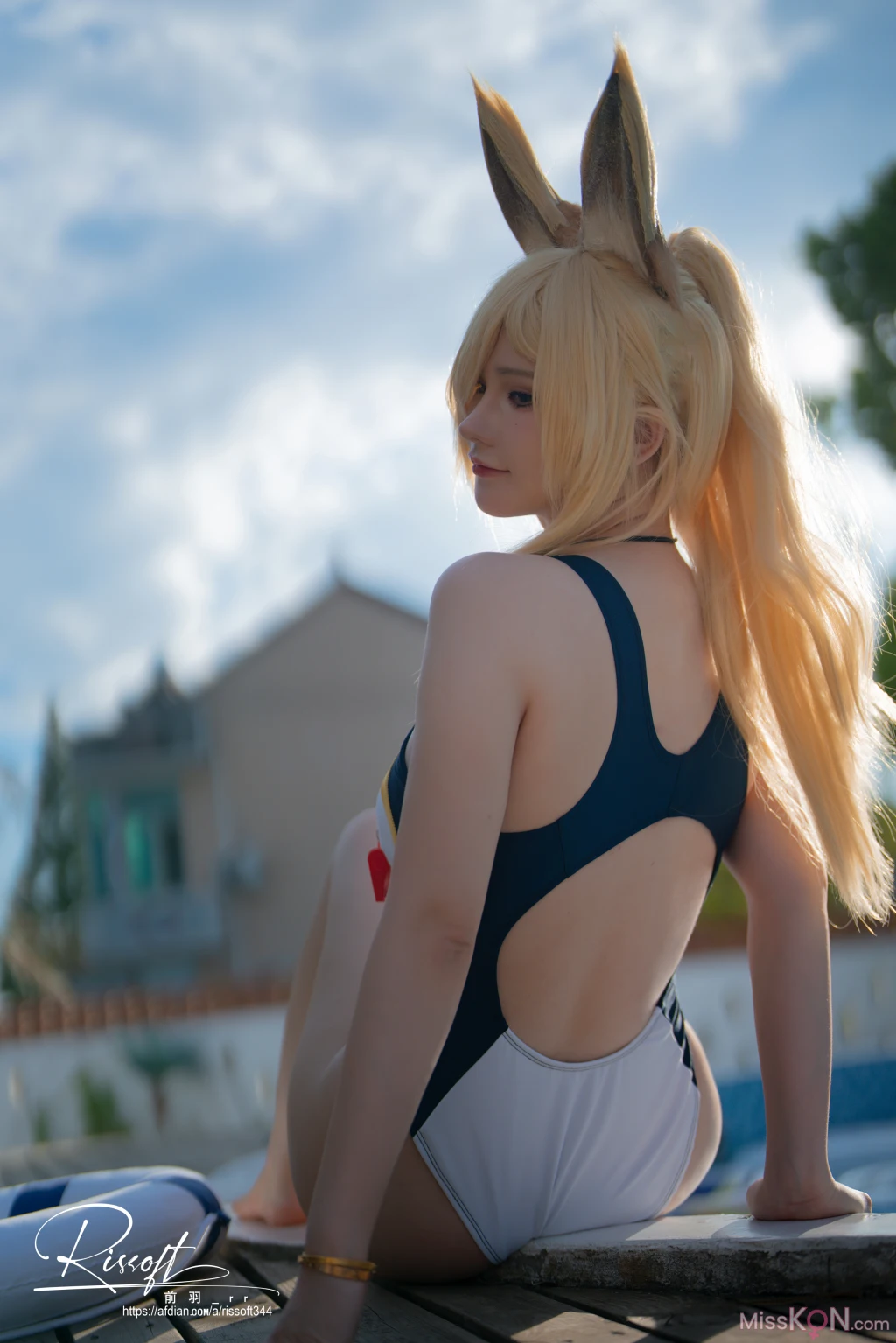 Coser@前羽_rr: 碧蓝档案 尾形康娜竞泳 (53 photos)