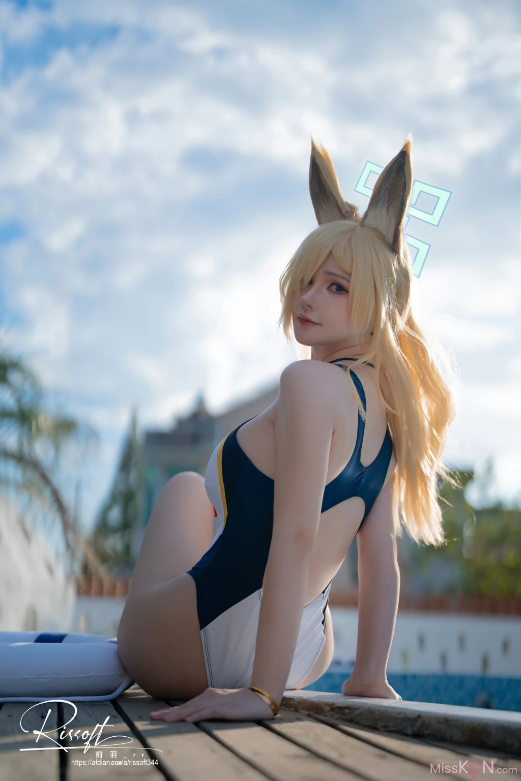 Coser@前羽_rr: 碧蓝档案 尾形康娜竞泳 (53 photos)