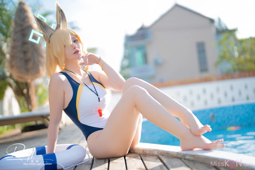 Coser@前羽_rr: 碧蓝档案 尾形康娜竞泳 (53 photos)