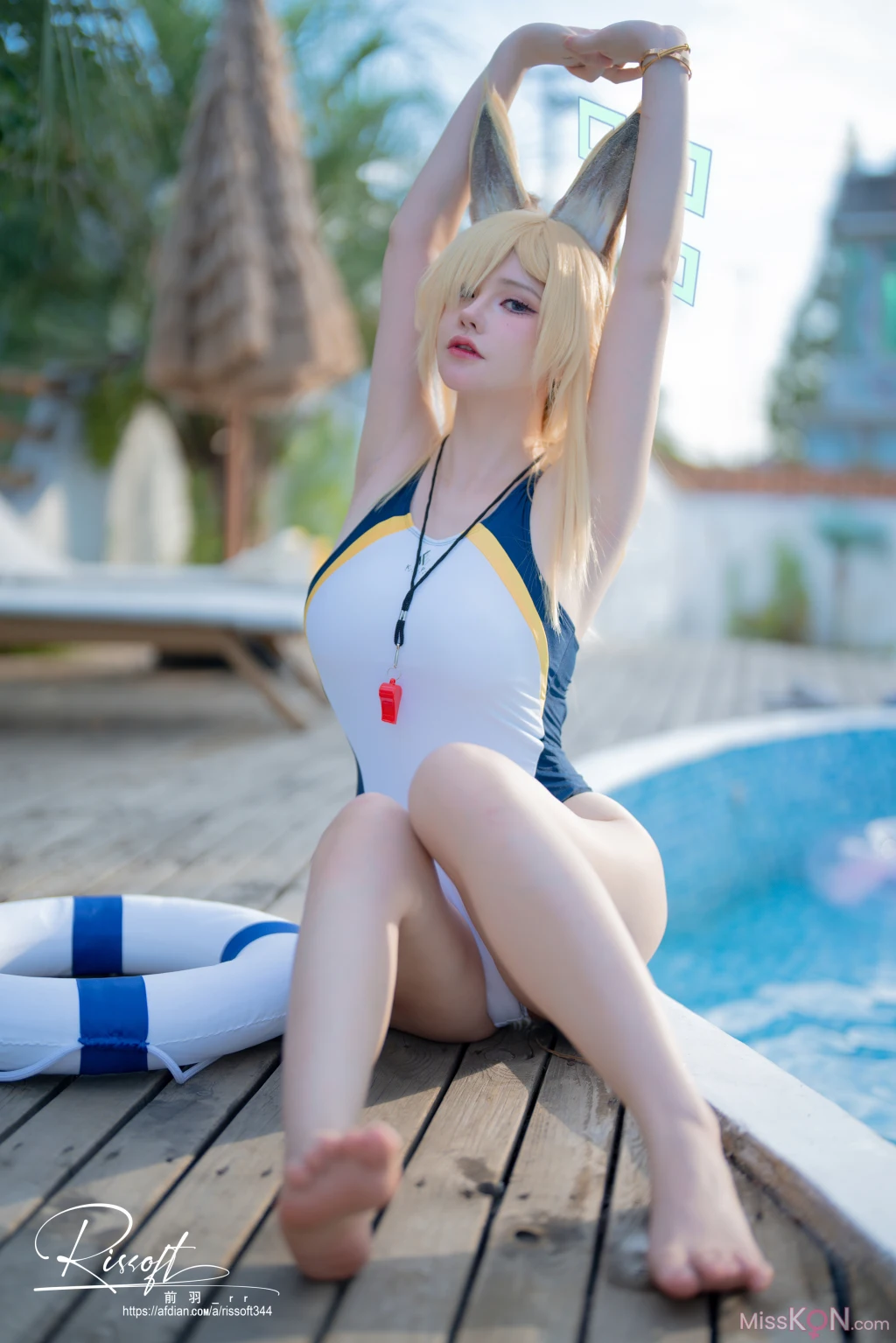 Coser@前羽_rr: 碧蓝档案 尾形康娜竞泳 (53 photos)