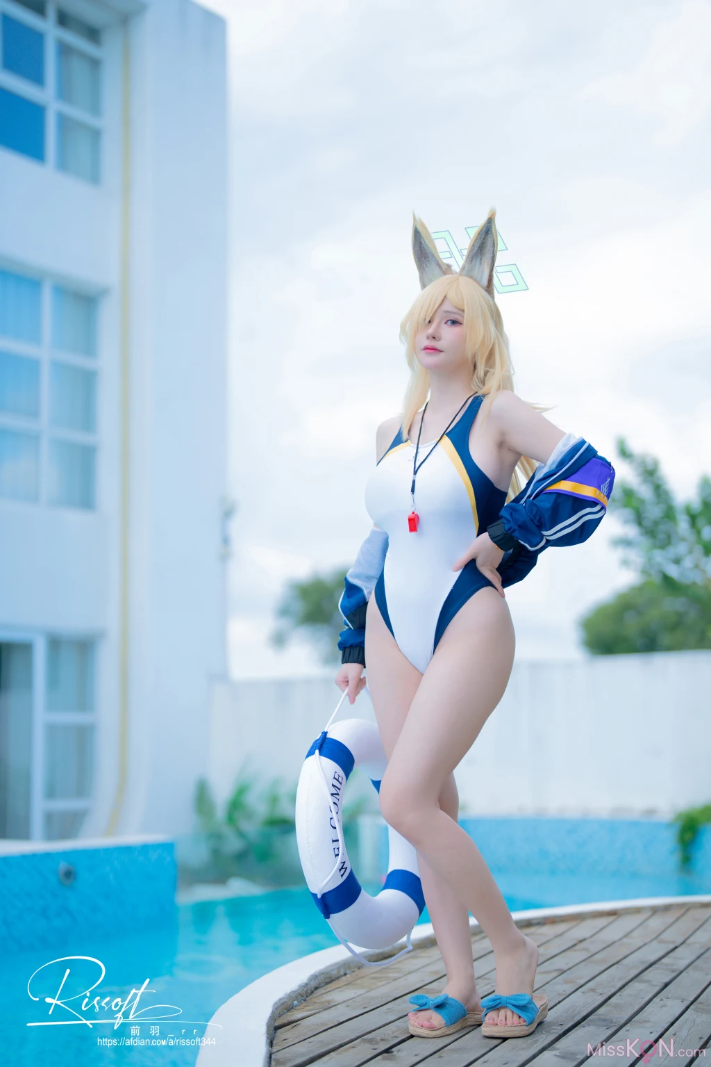 Coser@前羽_rr: 碧蓝档案 尾形康娜竞泳 (53 photos)