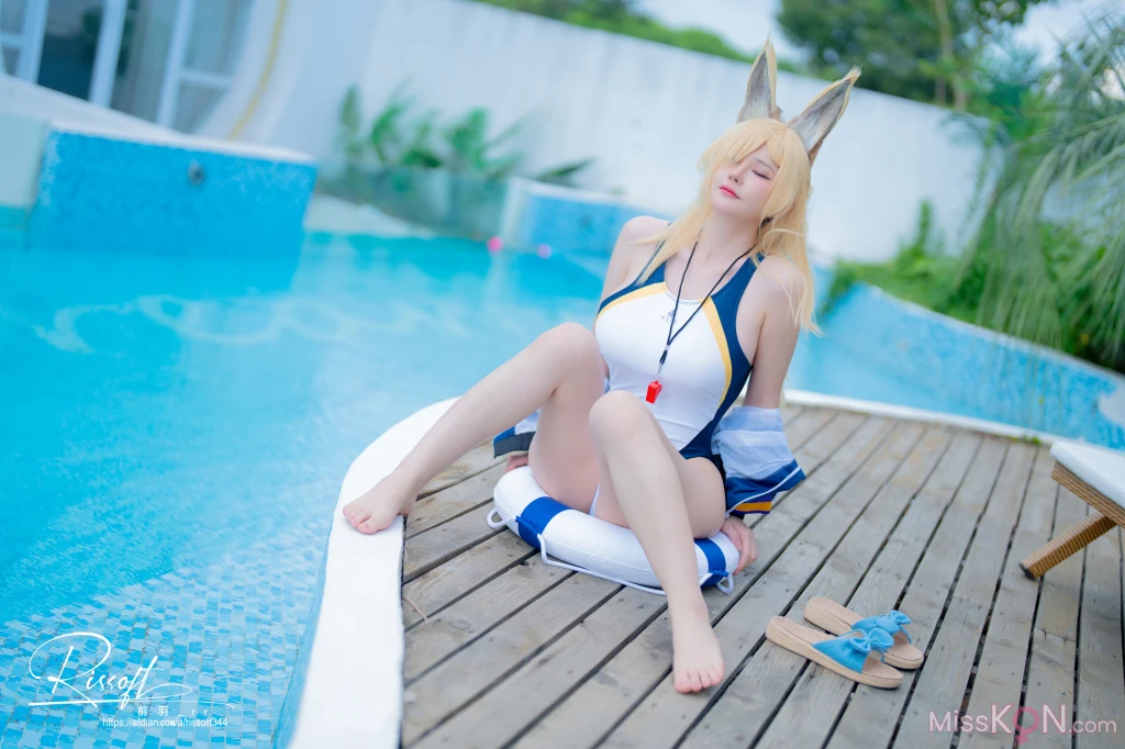 Coser@前羽_rr: 碧蓝档案 尾形康娜竞泳 (53 photos)
