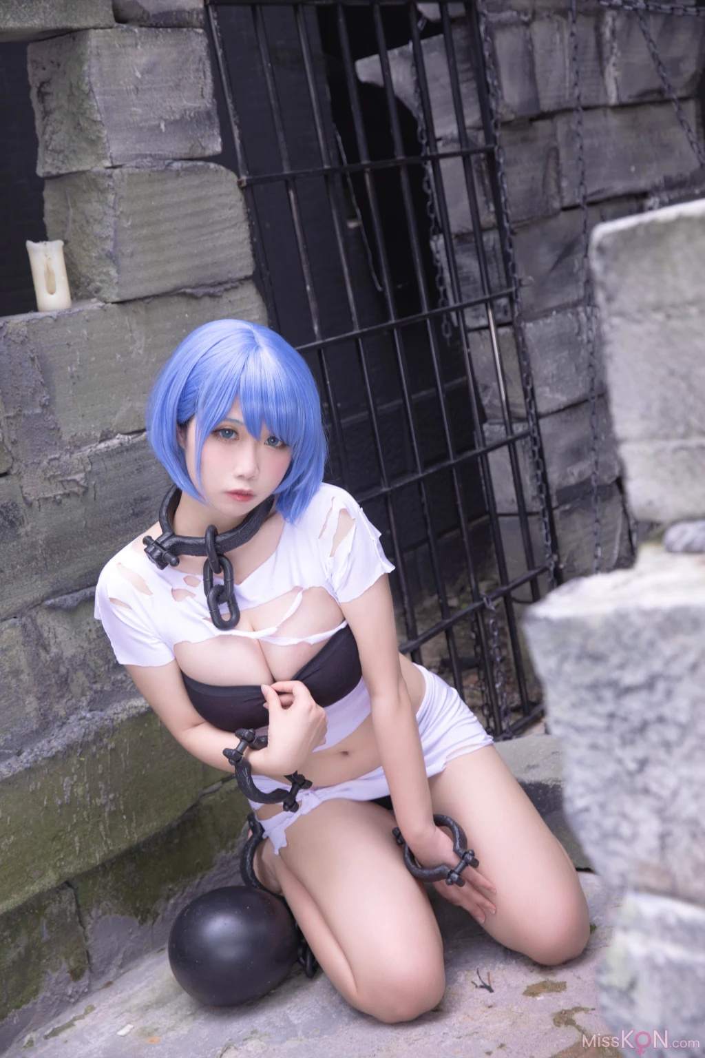 Coser@贞子蜜桃: 碧蓝航线 恰巴耶夫 监狱 (18 photos)