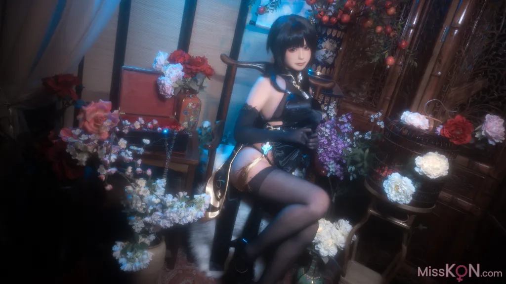 Coser@Quan冉有点饿: 镇海 黑旗袍 (44 photos) – Page 5