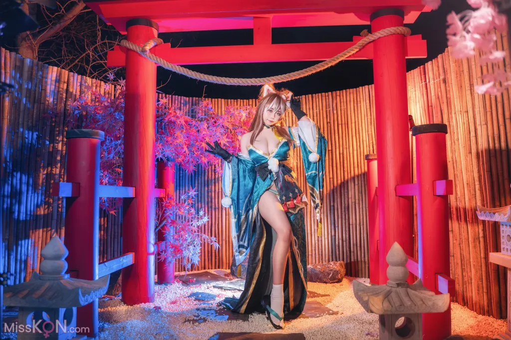 Coser@贞子蜜桃: 原神 希娜小姐 (19 photos)