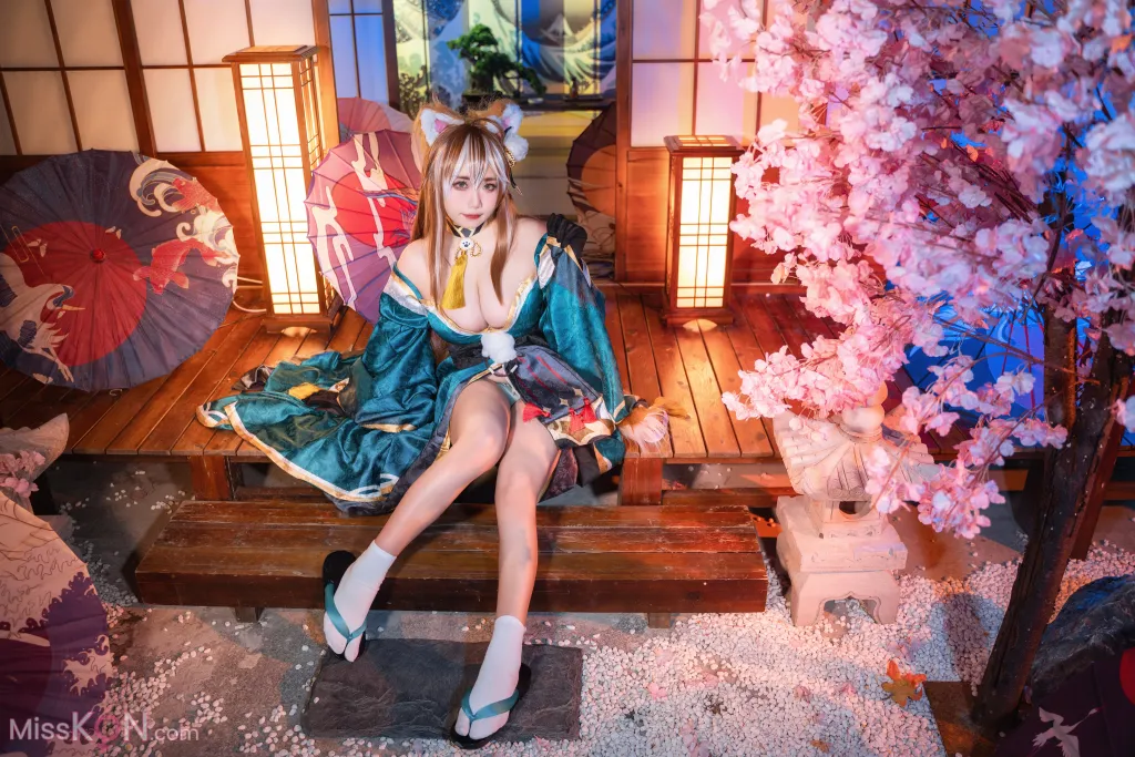 Coser@贞子蜜桃: 原神 希娜小姐 (19 photos)