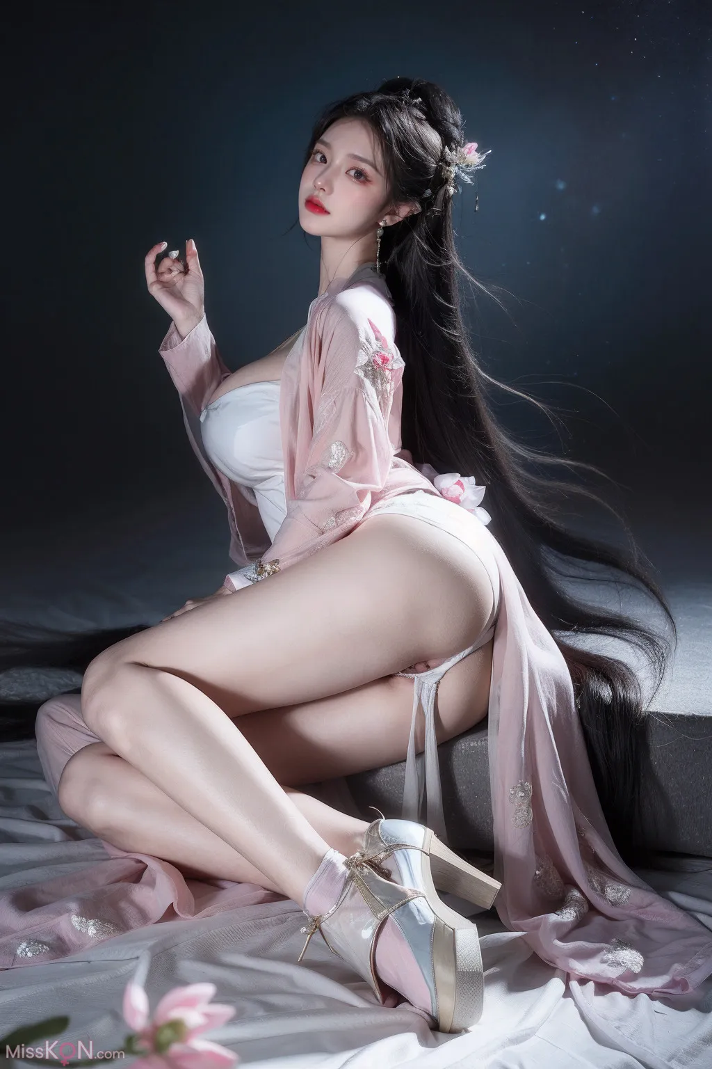 [AI Generated] 拟实画风 Vol.187: 古今结合美佳人 (76 photos)