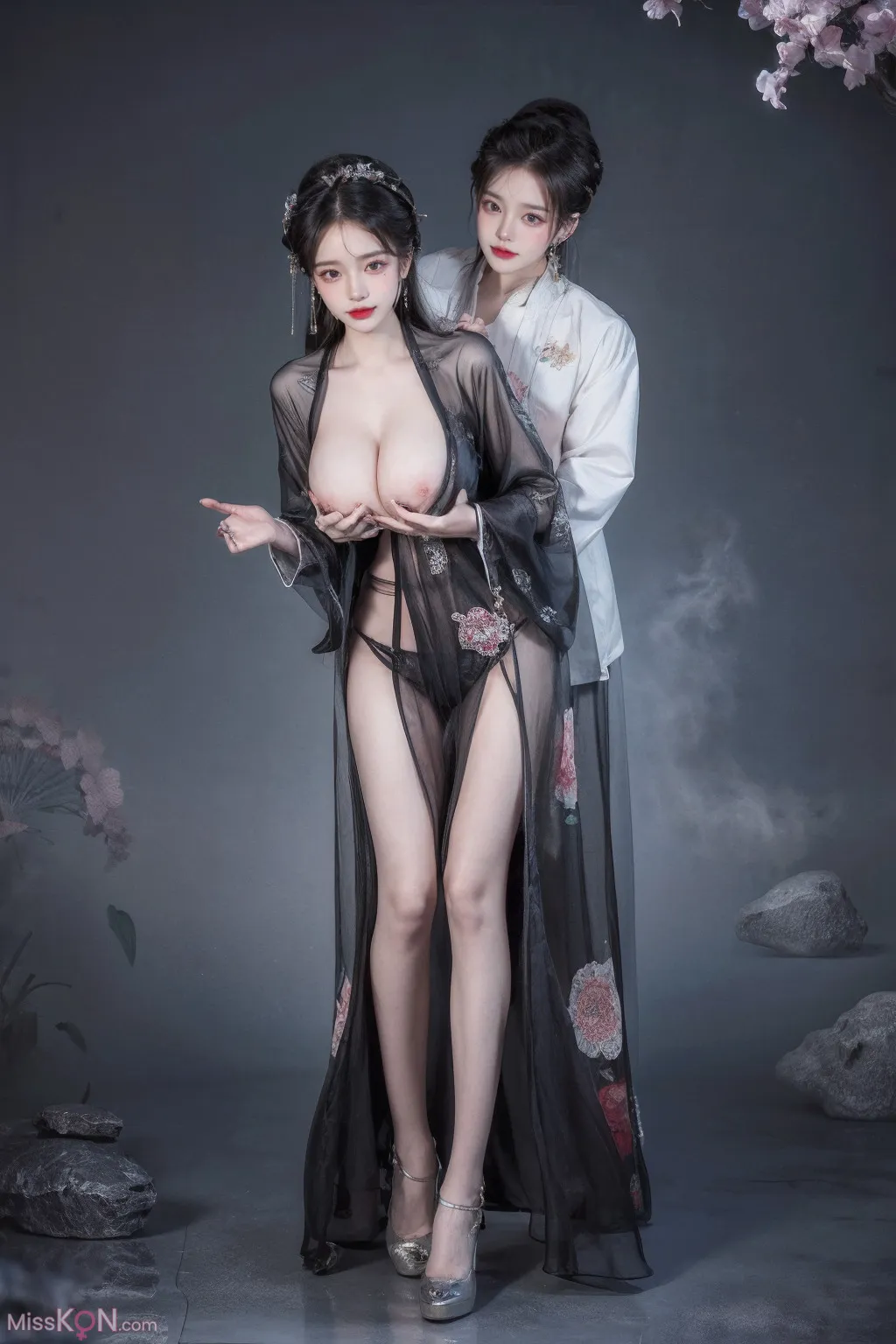 [AI Generated] 拟实画风 Vol.187: 古今结合美佳人 (76 photos)