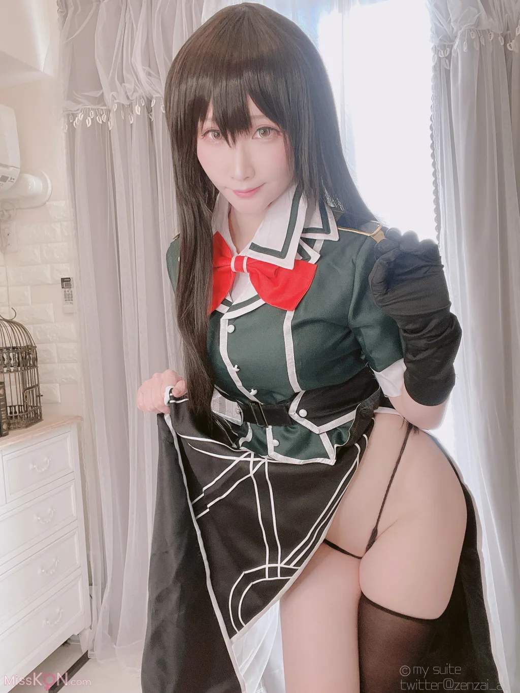 Coser@Atsuki (あつき): Behind-the-scenes Girl Chikuma-san 裏垢女子 筑摩さん (299 photos)