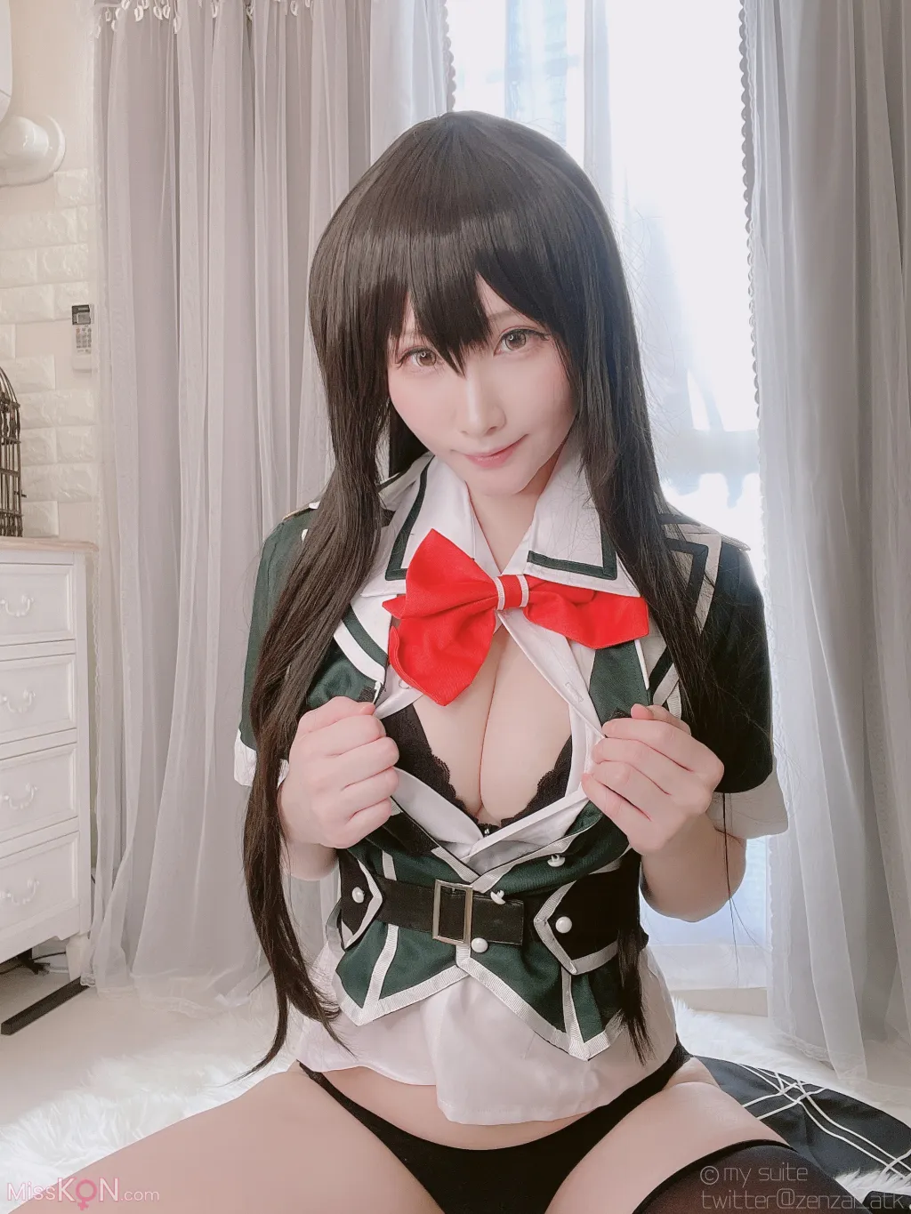 Coser@Atsuki (あつき): Behind-the-scenes Girl Chikuma-san 裏垢女子 筑摩さん (299 photos)