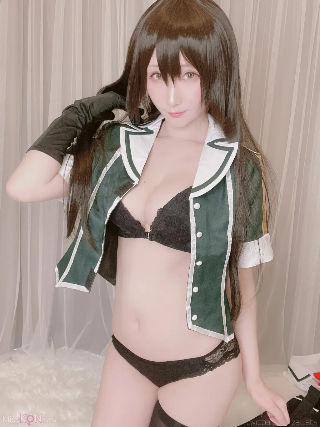 Coser@Atsuki (あつき): Behind-the-scenes Girl Chikuma-san 裏垢女子 筑摩さん (299 photos)