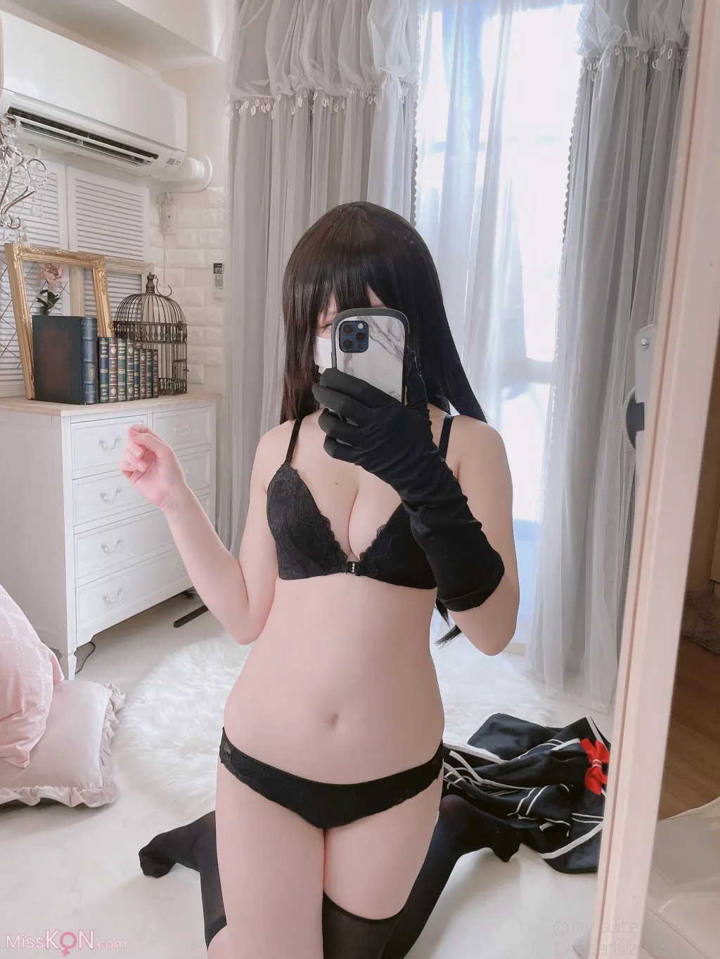 Coser@Atsuki (あつき): Behind-the-scenes Girl Chikuma-san 裏垢女子 筑摩さん (299 photos)