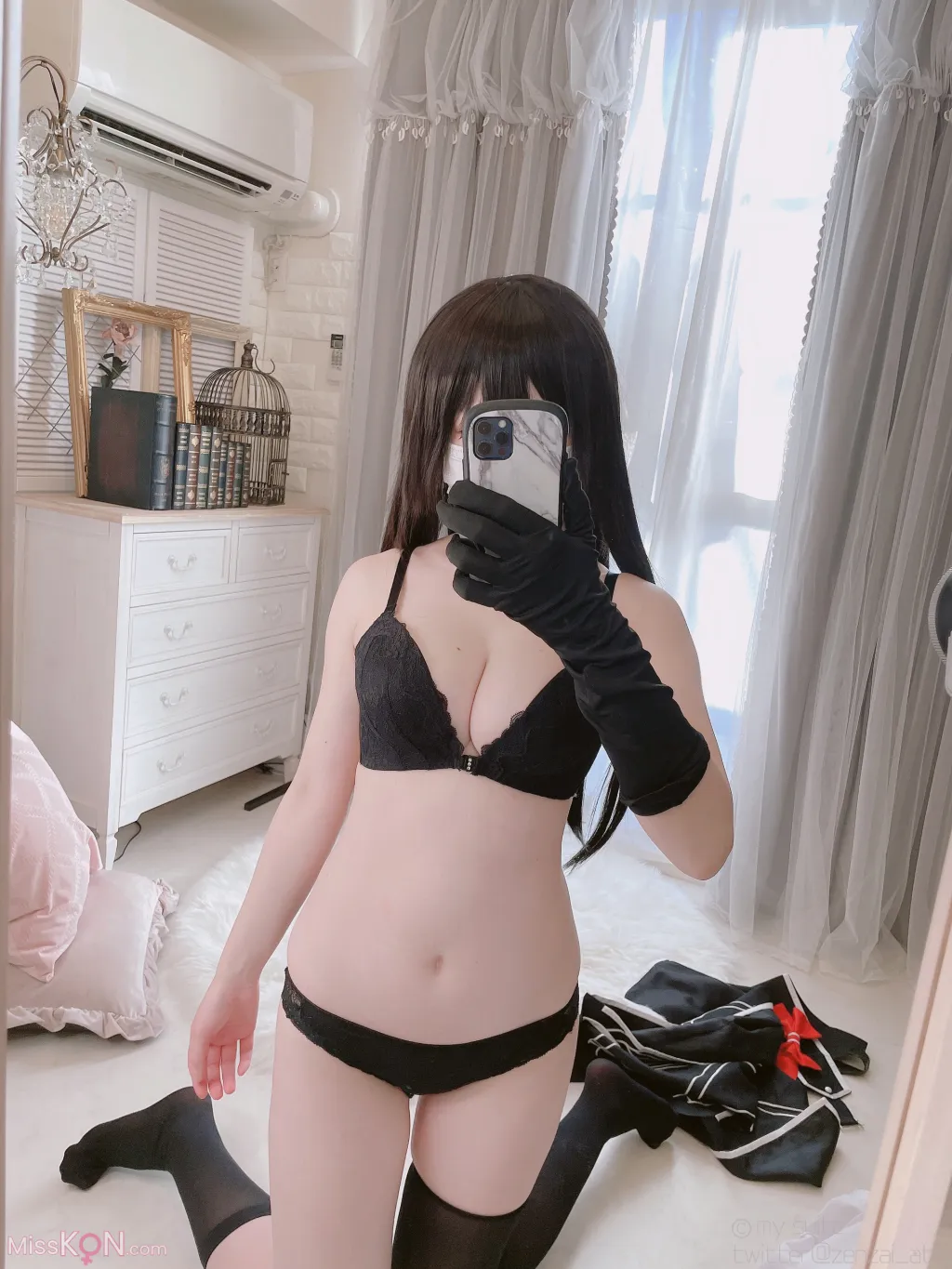 Coser@Atsuki (あつき): Behind-the-scenes Girl Chikuma-san 裏垢女子 筑摩さん (299 photos)