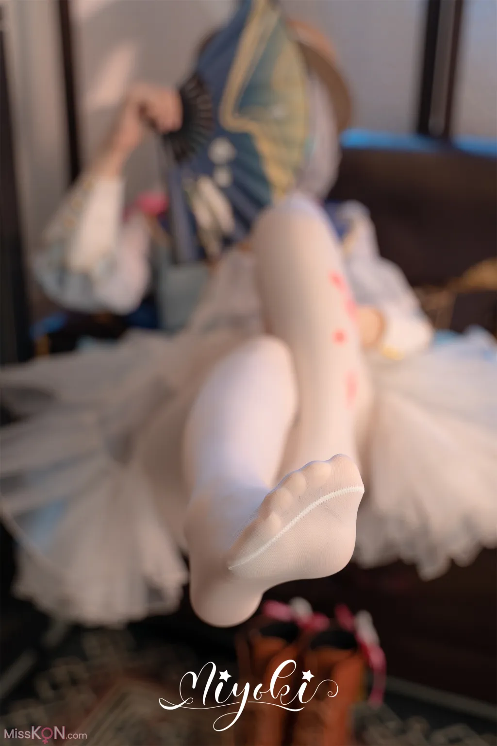 Coser@铃木美咲 (Misaki Suzuki): 神里绫华 花时来信，性感美腿 少女白丝 玲珑小脚榨精 清纯反差 (47 photos) – Page 3