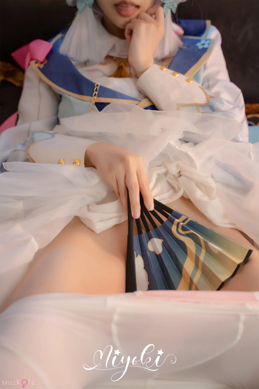 Coser@铃木美咲 (Misaki Suzuki): 神里绫华 花时来信，性感美腿 少女白丝 玲珑小脚榨精 清纯反差 (47 photos) – Page 3