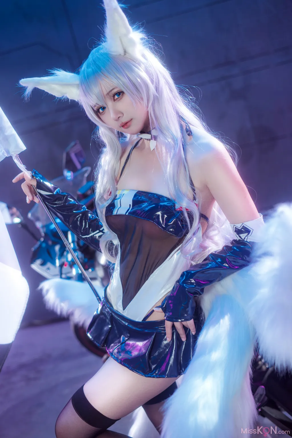 Coser@喜欢爱理吗 &amp; 艾西aiwest: 碧蓝航线 巴尔的摩&amp;信浓 赛车女郎 (47 photos)