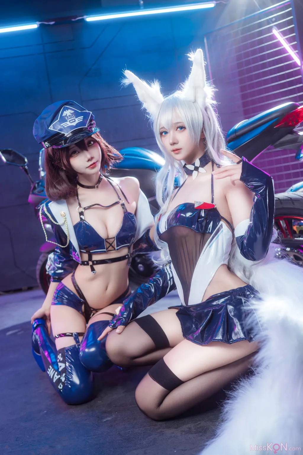 Coser@喜欢爱理吗 & 艾西aiwest: 碧蓝航线 巴尔的摩&信浓 赛车女郎 (47 photos) – Page 5