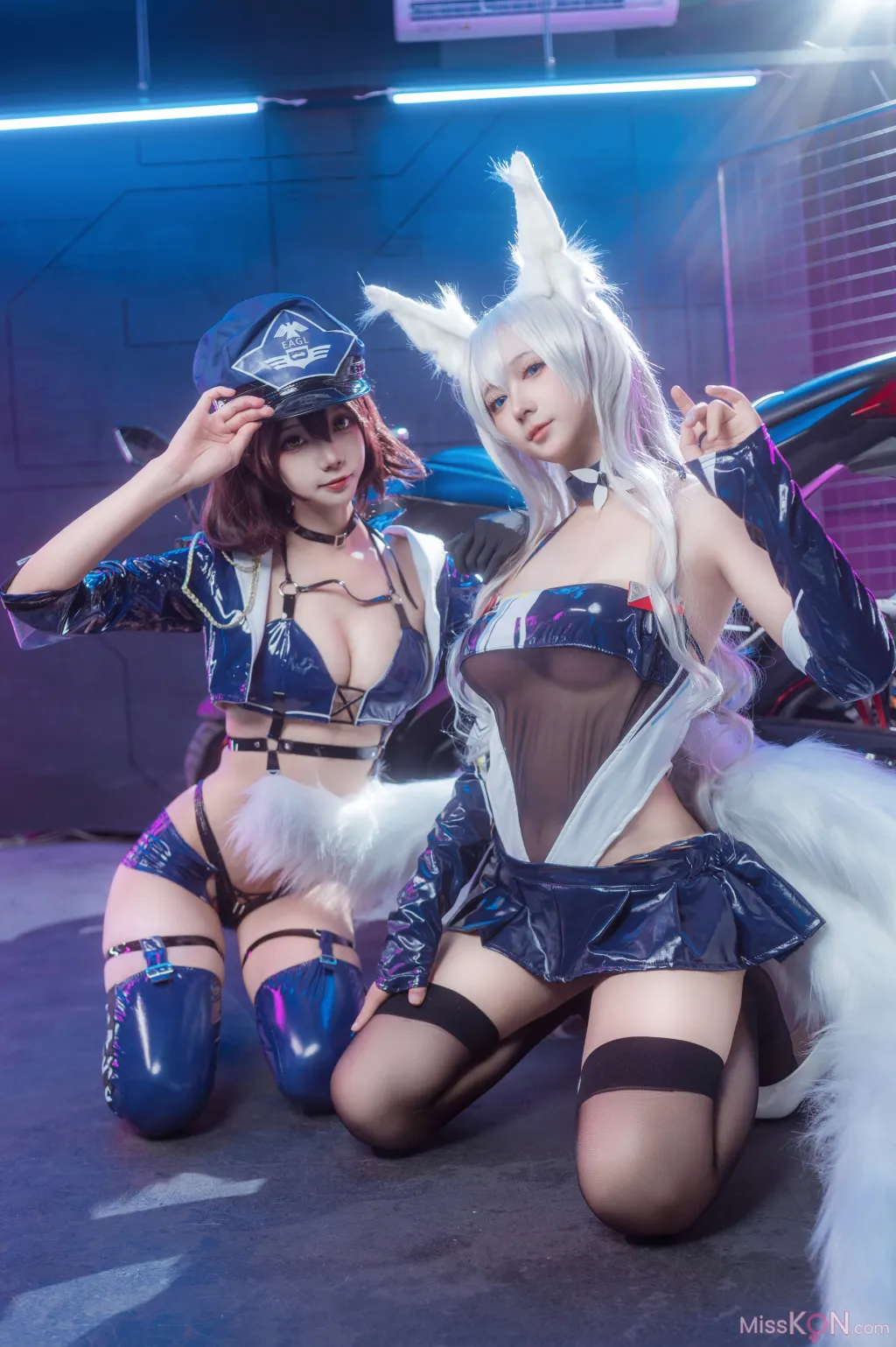 Coser@喜欢爱理吗 & 艾西aiwest: 碧蓝航线 巴尔的摩&信浓 赛车女郎 (47 photos) – Page 5