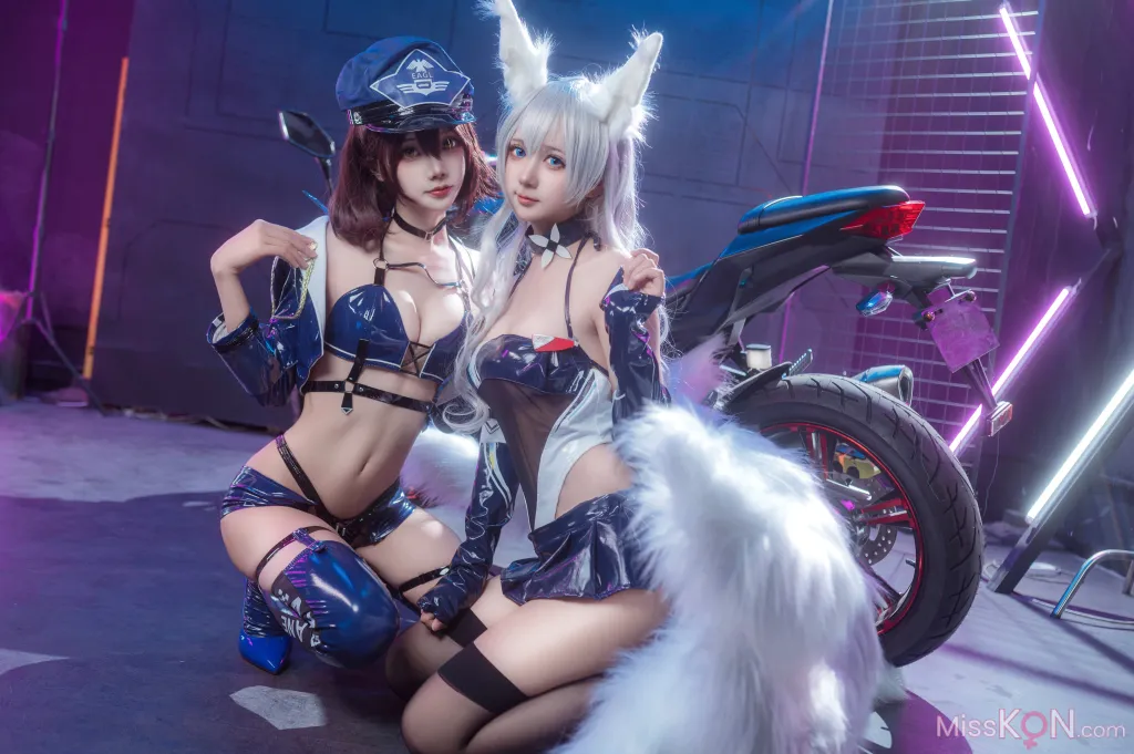 Coser@喜欢爱理吗 & 艾西aiwest: 碧蓝航线 巴尔的摩&信浓 赛车女郎 (47 photos) – Page 5