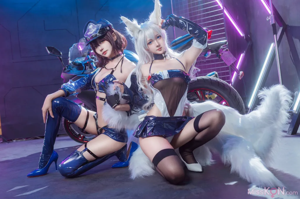 Coser@喜欢爱理吗 & 艾西aiwest: 碧蓝航线 巴尔的摩&信浓 赛车女郎 (47 photos) – Page 5