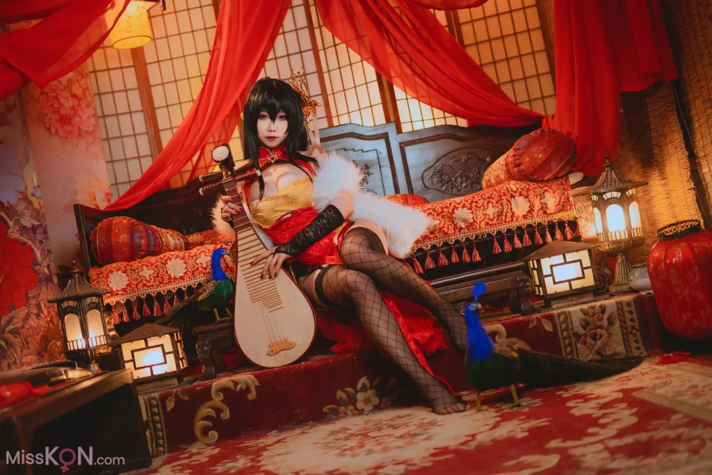 Coser@贞子蜜桃: 大凤旗袍 (10 photos)