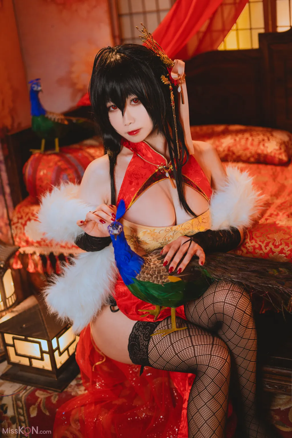 Coser@贞子蜜桃: 大凤旗袍 (10 photos)